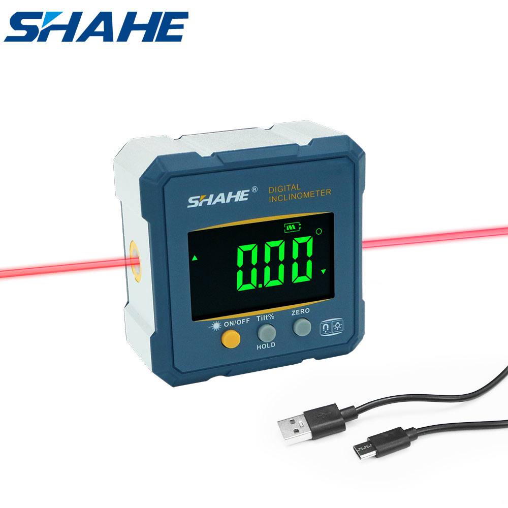 Spirit Level - SHAHE busur derajat pencari sudut Digital,