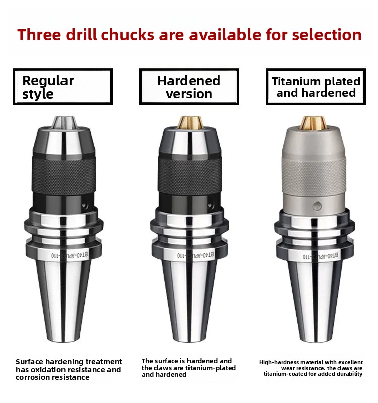 Drill Press - Adaptor Chuck Bor Tipe Kunci AUP