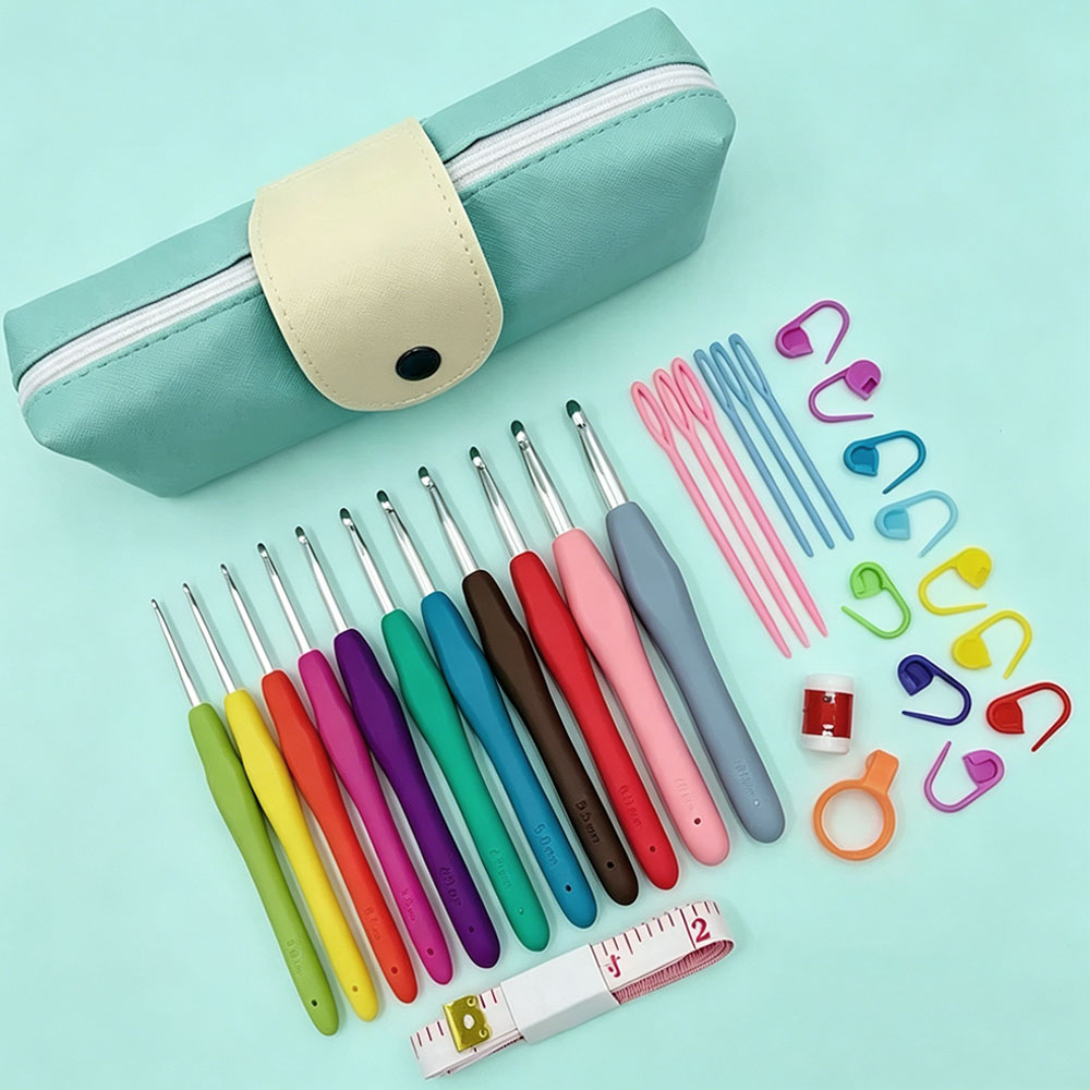 Tool Set - 37pcs Set Jarum Rajut Crochet dengan